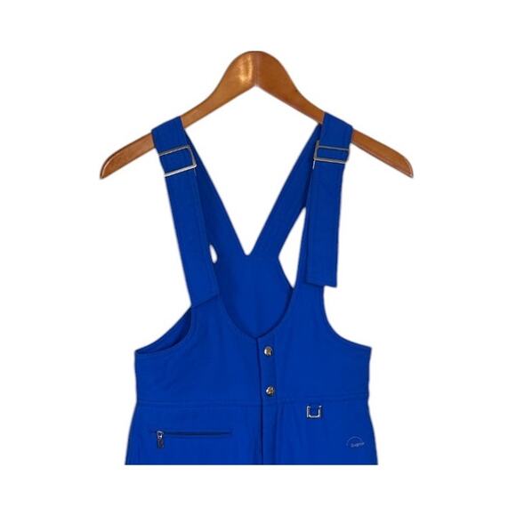 Vtg Bogner Ski Bibs‎ Women 10 Blue Winter Snow Gorpcore Snowboard USA Shell - Picture 2 of 9